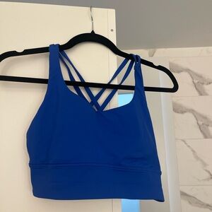 Matching Set! Lululemon athletica Blue Sports Bra and leggings (8)